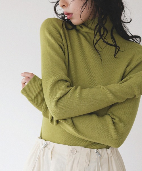 ハイゲージリブタートルニット（ニット/セーター）｜LIAN（リアン）の