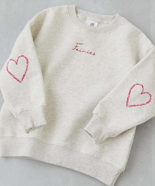 devirock（デビロック）の「デビラボ ガールズ プリント BOXシルエット 裏起毛トレーナー（スウェット・キッズ・グレー系その他/ブラック系その他2/ピンク系その他/ブラック系その他/パープル系その他3/ブルー系その他/グリーン系その他/グレー系その他2/パープル系その他/ベージュ系その他/ホワイト系その他/パープル系その他2/ベージュ系その他2/パープル系その他4/グレー系その他3/パープル系その他5/ピンク系その他2/グリーン系その他2/ピンク系3/レッド系その他/ベージュ系その他4/ブラック系その他4/ブルー系その他2/ベージュ系その他3/ブラック系その他3・90cm/100cm/110cm/120cm/130cm/140cm/150cm/160cm）」の12枚目の写真