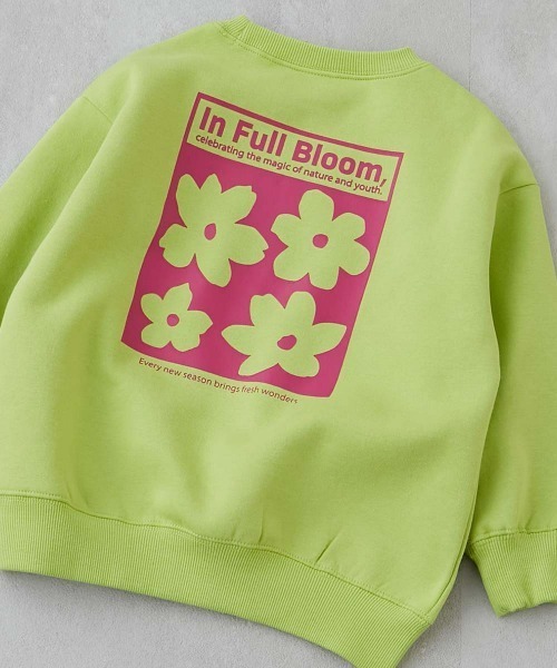 devirock（デビロック）の「デビラボ ガールズ プリント BOXシルエット 裏起毛トレーナー（スウェット・キッズ・グレー系その他/ブラック系その他2/ピンク系その他/ブラック系その他/パープル系その他3/ブルー系その他/グリーン系その他/グレー系その他2/パープル系その他/ベージュ系その他/ホワイト系その他/パープル系その他2/ベージュ系その他2/パープル系その他4/グレー系その他3/パープル系その他5/ピンク系その他2/グリーン系その他2/ピンク系3/レッド系その他/ベージュ系その他4/ブラック系その他4/ブルー系その他2/ベージュ系その他3/ブラック系その他3・90cm/100cm/110cm/120cm/130cm/140cm/150cm/160cm）」の14枚目の写真