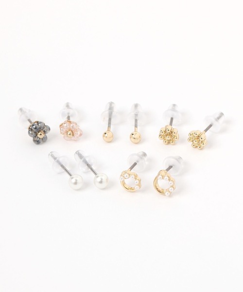 studio CLIP（スタディオクリップ）の「５SETプチピアス（ピアス（両耳用）・レディース・その他1/その他2/その他3・FREE）」の2枚目の写真