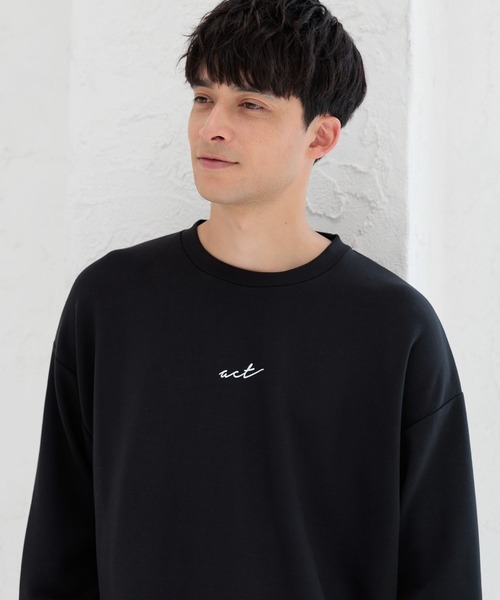 LAKOLE（ラコレ）の「ライトダンボールロゴ長袖T / 143056（Tシャツ/カットソー・メンズ・サンドグレー/ブラック/ライトグレー/ホワイト/ネイビー/オリーブ/チャコール・SMALL/LARGE/X-LARGE/MEDIUM）」の3枚目の写真