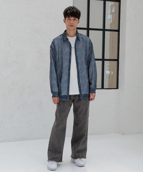 LAKOLE（ラコレ）の「ライトダンボールロゴ長袖T / 143056（Tシャツ/カットソー・メンズ・サンドグレー/ブラック/ライトグレー/ホワイト/ネイビー/オリーブ/チャコール・SMALL/LARGE/X-LARGE/MEDIUM）」の13枚目の写真