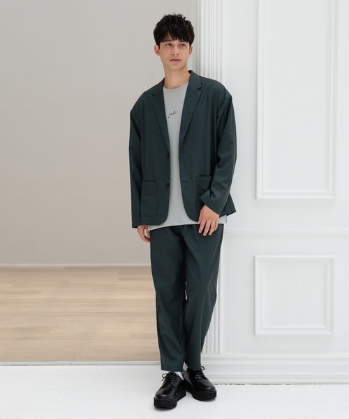 LAKOLE（ラコレ）の「ライトダンボールロゴ長袖T / 143056（Tシャツ/カットソー・メンズ・サンドグレー/ブラック/ライトグレー/ホワイト/ネイビー/オリーブ/チャコール・SMALL/LARGE/X-LARGE/MEDIUM）」の17枚目の写真