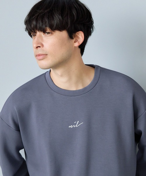 LAKOLE（ラコレ）の「ライトダンボールロゴ長袖T / 143056（Tシャツ/カットソー・メンズ・サンドグレー/ブラック/ライトグレー/ホワイト/ネイビー/オリーブ/チャコール・SMALL/LARGE/X-LARGE/MEDIUM）」の10枚目の写真