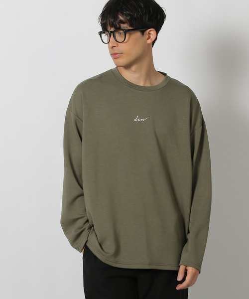 LAKOLE（ラコレ）の「ライトダンボールロゴ長袖T / 143056（Tシャツ/カットソー・メンズ・サンドグレー/ブラック/ライトグレー/ホワイト/ネイビー/オリーブ/チャコール・SMALL/LARGE/X-LARGE/MEDIUM）」の11枚目の写真