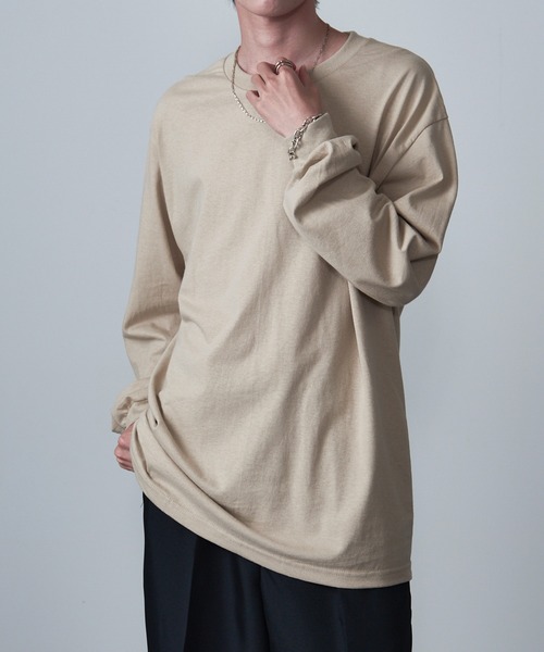 MAISON CLUB(メゾンクラブ)の「【MAISON CLUB】American Comfort Apparel 6oz ロングスリーブTee/ロンT WILL(Tシャツ/カットソー・メンズ・グレー/サックスブルー/ブラック/ホワイト/ネイビー/オレンジ/ベージュ/ヘザーグレー・XL/L/M/2XL/S)」の5枚目の写真
