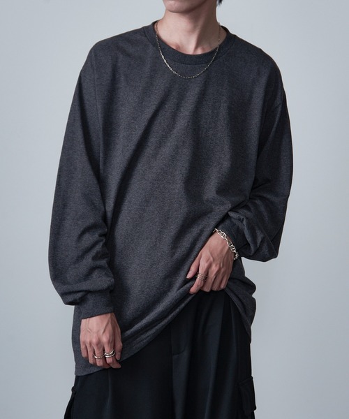 MAISON CLUB(メゾンクラブ)の「【MAISON CLUB】American Comfort Apparel 6oz ロングスリーブTee/ロンT WILL(Tシャツ/カットソー・メンズ・グレー/サックスブルー/ブラック/ホワイト/ネイビー/オレンジ/ベージュ/ヘザーグレー・XL/L/M/2XL/S)」の4枚目の写真