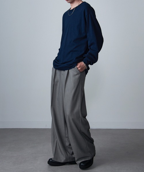 MAISON CLUB(メゾンクラブ)の「【MAISON CLUB】American Comfort Apparel 6oz ロングスリーブTee/ロンT WILL(Tシャツ/カットソー・メンズ・グレー/サックスブルー/ブラック/ホワイト/ネイビー/オレンジ/ベージュ/ヘザーグレー・XL/L/M/2XL/S)」の18枚目の写真