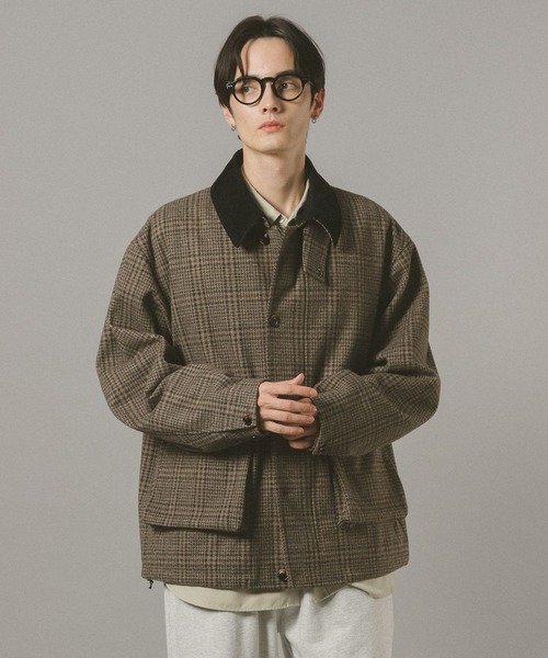 RAGEBLUE（レイジブルー）の「WOOLLYTEC HUNTING JACKET / ウーリーテックハンティングジャケット（ブルゾン・メンズ・グレー系その他/カーキ/ブラック/ブラウン系その他/ブラウン/グリーン系その他・SMALL/MEDIUM/LARGE）」の9枚目の写真