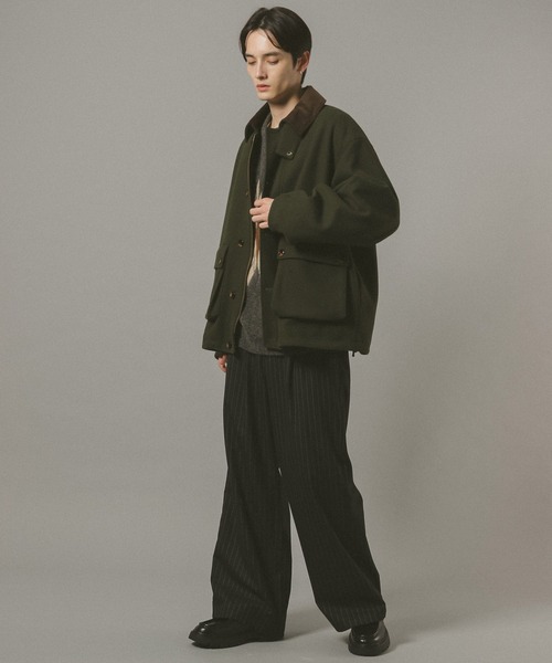 RAGEBLUE（レイジブルー）の「WOOLLYTEC HUNTING JACKET / ウーリーテックハンティングジャケット（ブルゾン・メンズ・グレー系その他/カーキ/ブラック/ブラウン系その他/ブラウン/グリーン系その他・SMALL/MEDIUM/LARGE）」の13枚目の写真