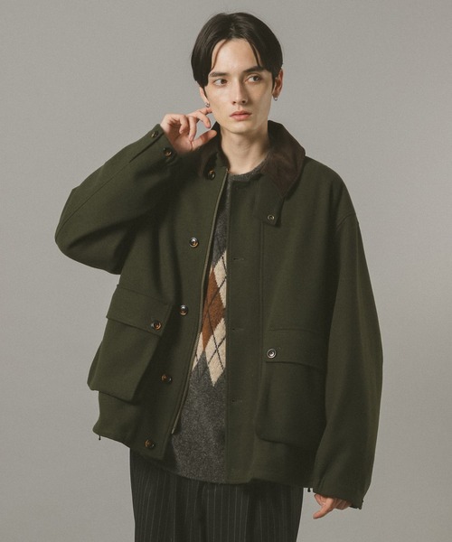 RAGEBLUE（レイジブルー）の「WOOLLYTEC HUNTING JACKET / ウーリーテックハンティングジャケット（ブルゾン・メンズ・グレー系その他/カーキ/ブラック/ブラウン系その他/ブラウン/グリーン系その他・SMALL/MEDIUM/LARGE）」の17枚目の写真