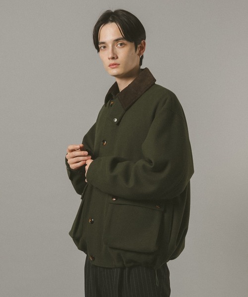 RAGEBLUE（レイジブルー）の「WOOLLYTEC HUNTING JACKET / ウーリーテックハンティングジャケット（ブルゾン・メンズ・グレー系その他/カーキ/ブラック/ブラウン系その他/ブラウン/グリーン系その他・SMALL/MEDIUM/LARGE）」の18枚目の写真