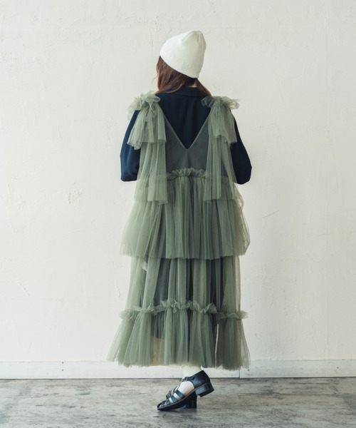 ORIENT MILLINERY（オリエント ミリナリー）の「TUBU【ﾂﾌﾞ】フレンチノットステッチ ニットキャップ（ニットキャップ/ビーニー・レディース・グレー/ブラック/ホワイト/オレンジ・FREE）」の21枚目の写真