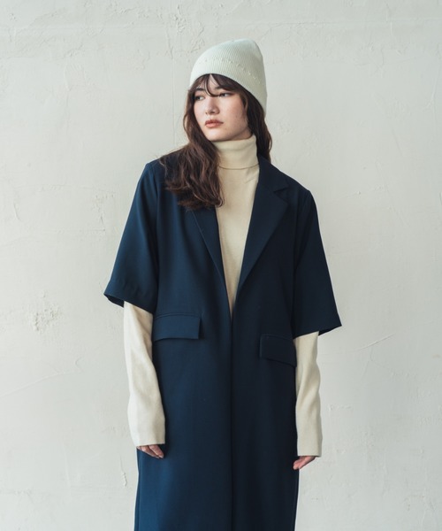 ORIENT MILLINERY（オリエント ミリナリー）の「TUBU【ﾂﾌﾞ】フレンチノットステッチ ニットキャップ（ニットキャップ/ビーニー・レディース・グレー/ブラック/ホワイト/オレンジ・FREE）」の16枚目の写真