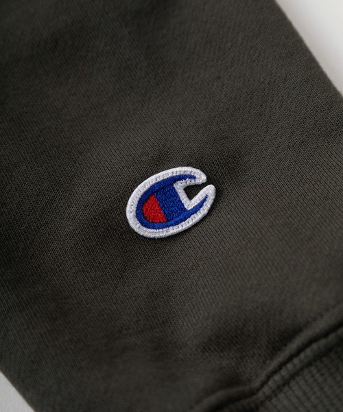 Champion(チャンピオン)の「【Champion/チャンピオン】NEW JERSEY カレッジロゴデザイン クルーネックスウェット/ 裏毛/【USAコットン】(スウェット・メンズ・ダークグリーン/ネイビー/オフホワイト/オートミール/スミクロ・M/L/XL)」の10枚目の写真