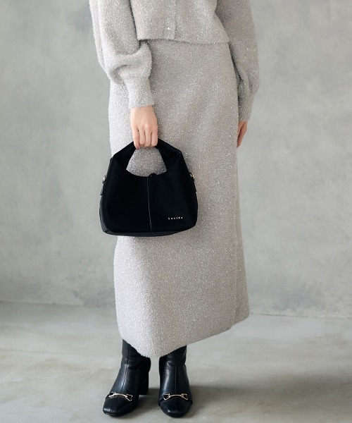 12Twelve Agenda（トゥエルブ　アジェンダ）の「ラメシャギーニットタイトスカート（スカート・レディース・ミント/グレイッシュベージュ・M）」の15枚目の写真