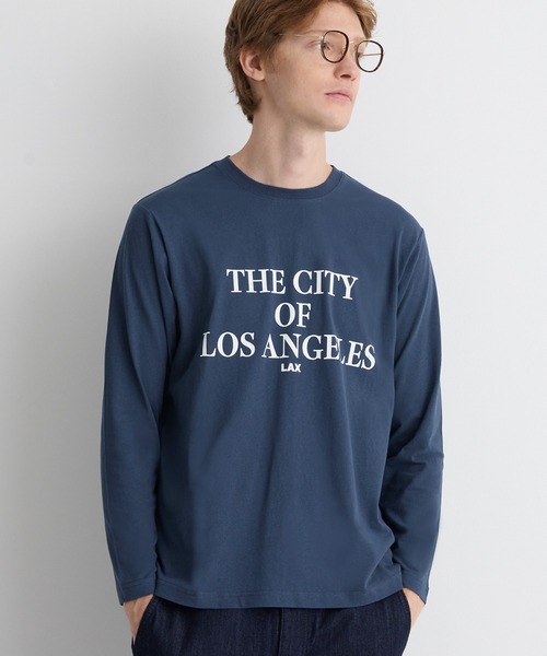 coca(coca)(コカ)の「レタリングロゴプリントロンT(Tシャツ/カットソー・メンズ・ブラック/ネイビー/ホワイト/ライトグレー・M/L/XL)」の4枚目の写真