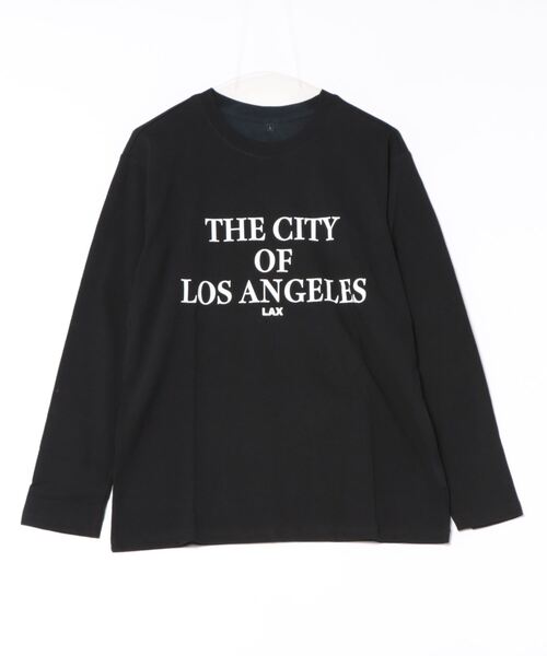 coca(coca)(コカ)の「レタリングロゴプリントロンT(Tシャツ/カットソー・メンズ・ブラック/ネイビー/ホワイト/ライトグレー・M/L/XL)」の2枚目の写真