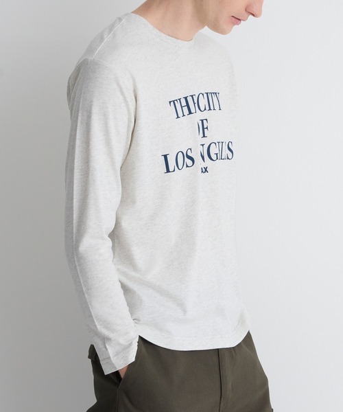 coca(coca)(コカ)の「レタリングロゴプリントロンT(Tシャツ/カットソー・メンズ・ブラック/ネイビー/ホワイト/ライトグレー・M/L/XL)」の6枚目の写真