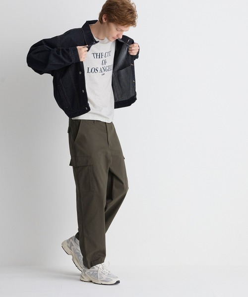 coca(coca)(コカ)の「レタリングロゴプリントロンT(Tシャツ/カットソー・メンズ・ブラック/ネイビー/ホワイト/ライトグレー・M/L/XL)」の9枚目の写真