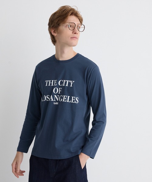 coca(coca)(コカ)の「レタリングロゴプリントロンT(Tシャツ/カットソー・メンズ・ブラック/ネイビー/ホワイト/ライトグレー・M/L/XL)」の10枚目の写真