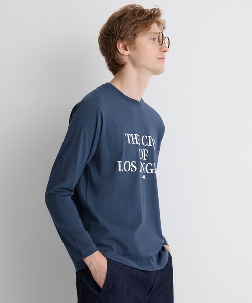 coca(coca)(コカ)の「レタリングロゴプリントロンT(Tシャツ/カットソー・メンズ・ブラック/ネイビー/ホワイト/ライトグレー・M/L/XL)」の11枚目の写真