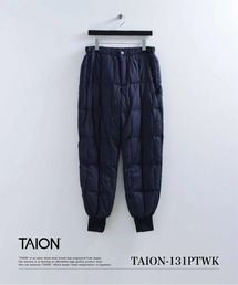 【TAION(タイオン)】〈ユニセックス〉ワーク リブ ダウンパンツ