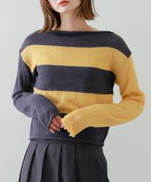 SENSE OF PLACE by URBAN RESEARCH | 『別注』さらさ×SENSE OF PLACE モヘアライクワイドボーダーセーター(ニット/セーター)