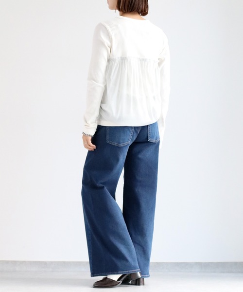 cepo（セポ）の「チュールドッキングビスチェ（Tシャツ/カットソー・レディース・オフホワイト/ブラック・M）」の21枚目の写真