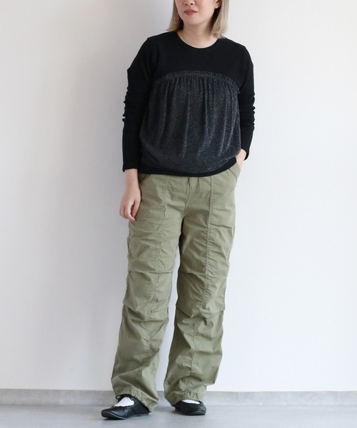 cepo（セポ）の「チュールドッキングビスチェ（Tシャツ/カットソー・レディース・オフホワイト/ブラック・M）」の9枚目の写真