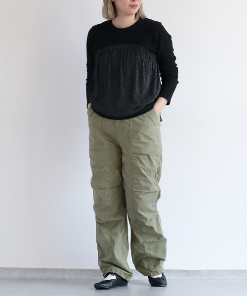 cepo（セポ）の「チュールドッキングビスチェ（Tシャツ/カットソー・レディース・オフホワイト/ブラック・M）」の10枚目の写真