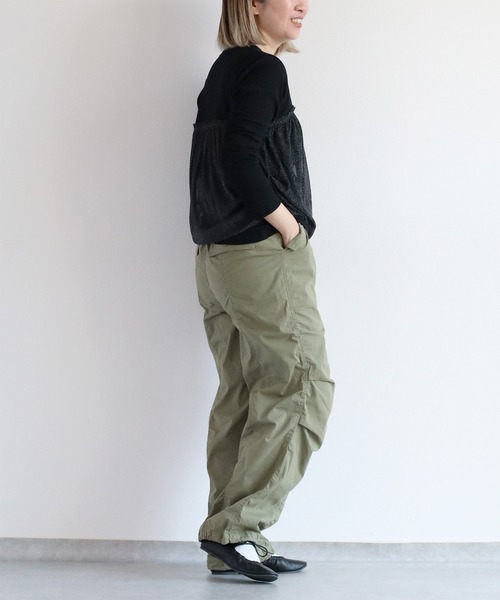 cepo（セポ）の「チュールドッキングビスチェ（Tシャツ/カットソー・レディース・オフホワイト/ブラック・M）」の12枚目の写真