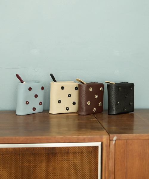 T様　コンパクトウォレット フラワー&リーフ T様 コンパクトウォレット フラワー&リーフ T様 コンパクト