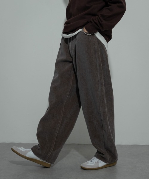 SENSE OF PLACE by URBAN RESEARCH（センスオブプレイスバイアーバンリサーチ）の「『セットアップ対応』ヴィンテージツイルカーブパンツ（その他パンツ・メンズ・ブラック/カーキ/ブラウン・MEDIUM/LARGE）」の11枚目の写真