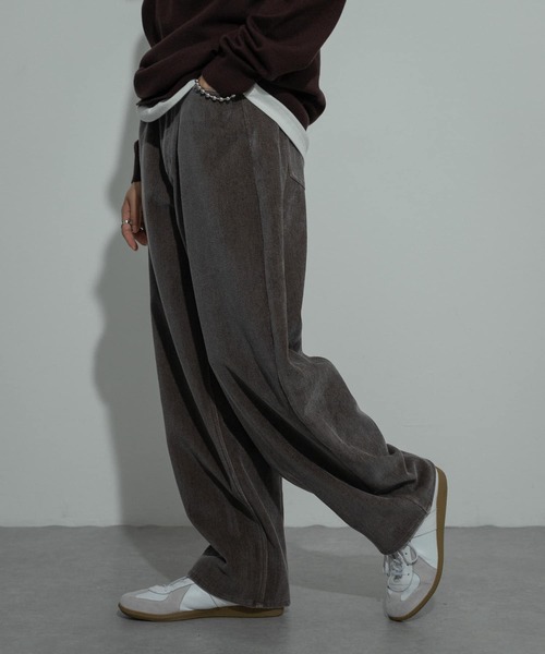 SENSE OF PLACE by URBAN RESEARCH（センスオブプレイスバイアーバンリサーチ）の「『セットアップ対応』ヴィンテージツイルカーブパンツ（その他パンツ・メンズ・ブラック/カーキ/ブラウン・MEDIUM/LARGE）」の13枚目の写真