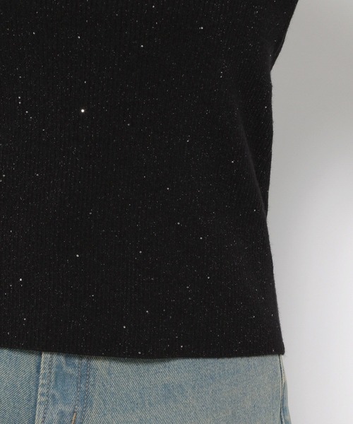 LOWRYS FARM（ローリーズファーム）の「スパンコールラメプルオーバーＬＳ 149244（ニット/セーター・レディース・アイボリー/ブラック/ピンク・FREE）」の12枚目の写真
