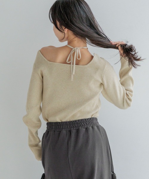 LOWRYS FARM（ローリーズファーム）の「スパンコールラメプルオーバーＬＳ 149244（ニット/セーター・レディース・アイボリー/ブラック/ピンク・FREE）」の19枚目の写真