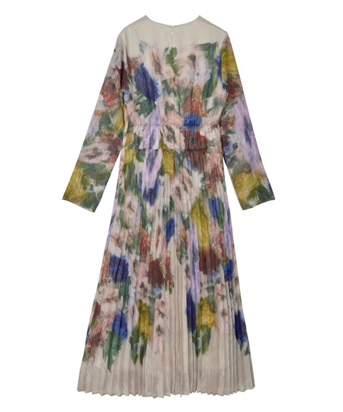 Ameri（アメリ）の「UND TEXTURE ART FLOWER DRESS（ドレス