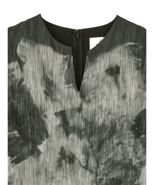 Ameri（アメリ）の「UND TEXTURE ART FLOWER DRESS（ドレス）」 - WEAR