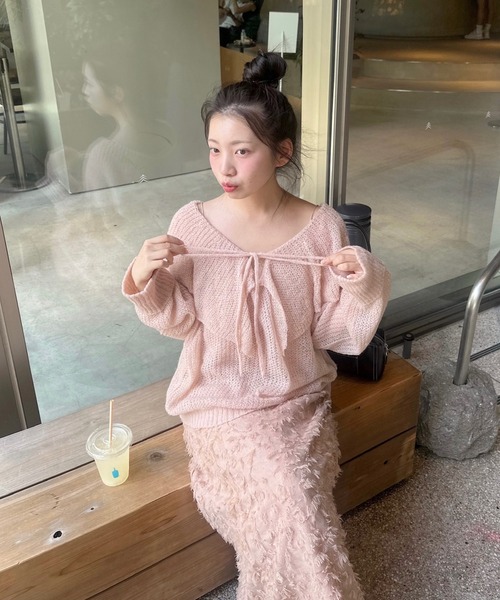 muguet セーラーニット muguet（ミュゲ）の「ローゲージセーラーニット（ニット