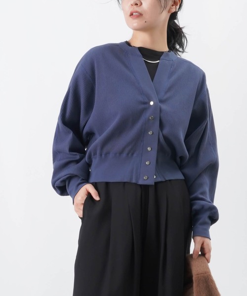 【セール】LC/LLL リブカットカーディガン / Vネックドルマンカーディガン（カーディガン/ボレロ）｜LUCA/LADY LUCK LUCA（ルカ/レディラックルカ）