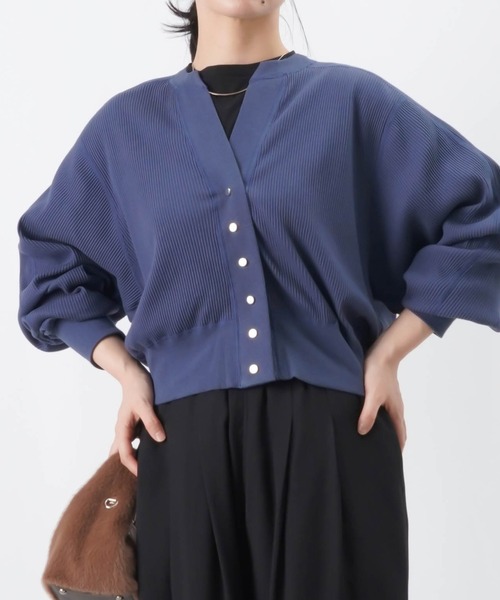 【セール】LC/LLL リブカットカーディガン / Vネックドルマンカーディガン（カーディガン/ボレロ）｜LUCA/LADY LUCK LUCA（ルカ/レディラックルカ）