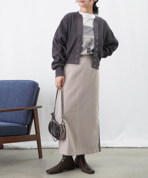 【セール】LC/LLL リブカットカーディガン / Vネックドルマンカーディガン（カーディガン/ボレロ）｜LUCA/LADY LUCK LUCA（ルカ/レディラックルカ）