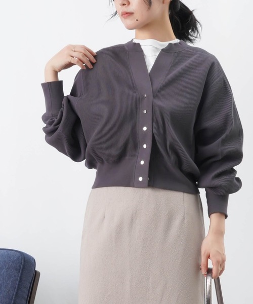 【セール】LC/LLL リブカットカーディガン / Vネックドルマンカーディガン（カーディガン/ボレロ）｜LUCA/LADY LUCK LUCA（ルカ/レディラックルカ）