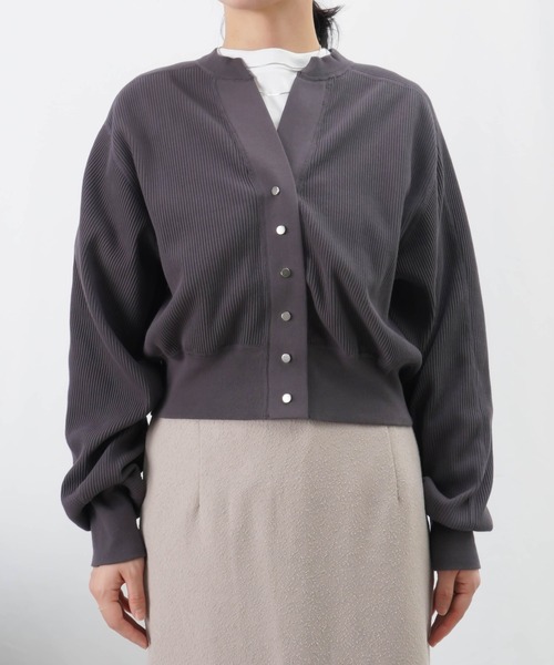 【セール】LC/LLL リブカットカーディガン / Vネックドルマンカーディガン（カーディガン/ボレロ）｜LUCA/LADY LUCK LUCA（ルカ/レディラックルカ）