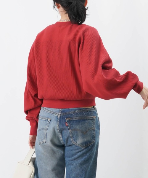 【セール】LC/LLL リブカットカーディガン / Vネックドルマンカーディガン（カーディガン/ボレロ）｜LUCA/LADY LUCK LUCA（ルカ/レディラックルカ）