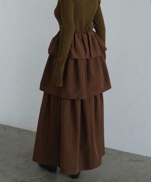 最新コレックション セール】FRILL SKIRT（スカート）｜CLANE（クラネ）の TIERED スカート