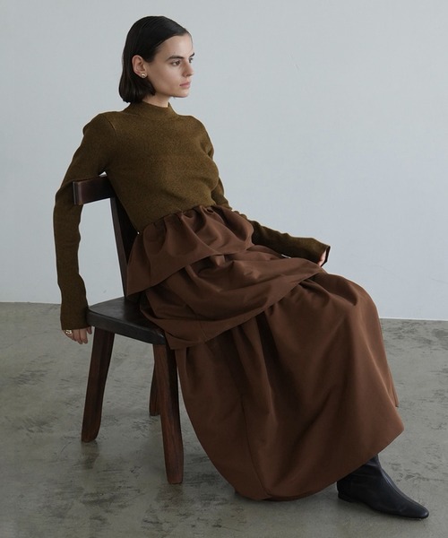 Clane クラネ FRILL TIERED SKIRT フリルスカート 【公式通販】 Clane クラネ FRILL TIERED SKIRT フリルスカート 【公式通販】