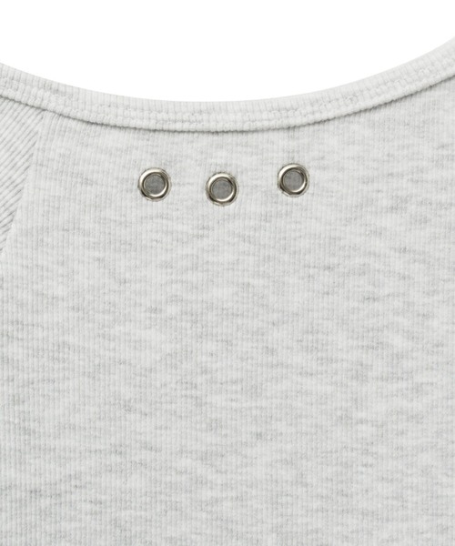 Midnight Move（ミッドナイトムーブ）の「Midnight Move／D RINGロングスリーブ（Tシャツ/カットソー・レディース・ブラック/ダークグレー/ホワイト・FREE）」の18枚目の写真