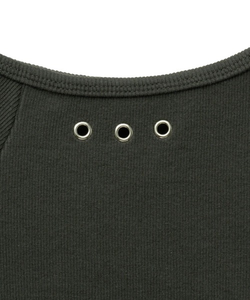 Midnight Move（ミッドナイトムーブ）の「Midnight Move／D RINGロングスリーブ（Tシャツ/カットソー・レディース・ブラック/ダークグレー/ホワイト・FREE）」の21枚目の写真